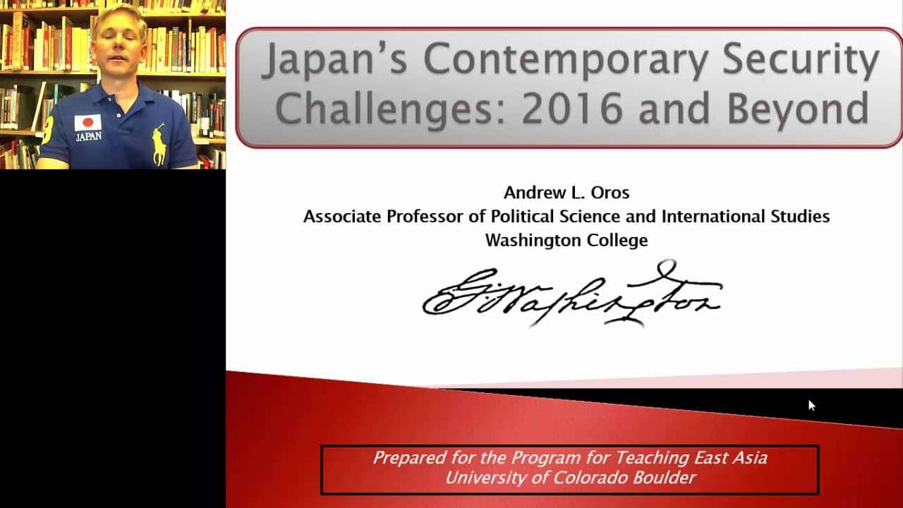 Japan’s Contemporary Security Challenges: 2016 and Beyond